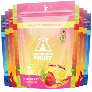 Forbidden Fruit Gummies – 10 Pack (20mg each) THC